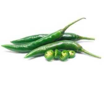 Green Chillies 100 Gr.(Class-1 Indian)