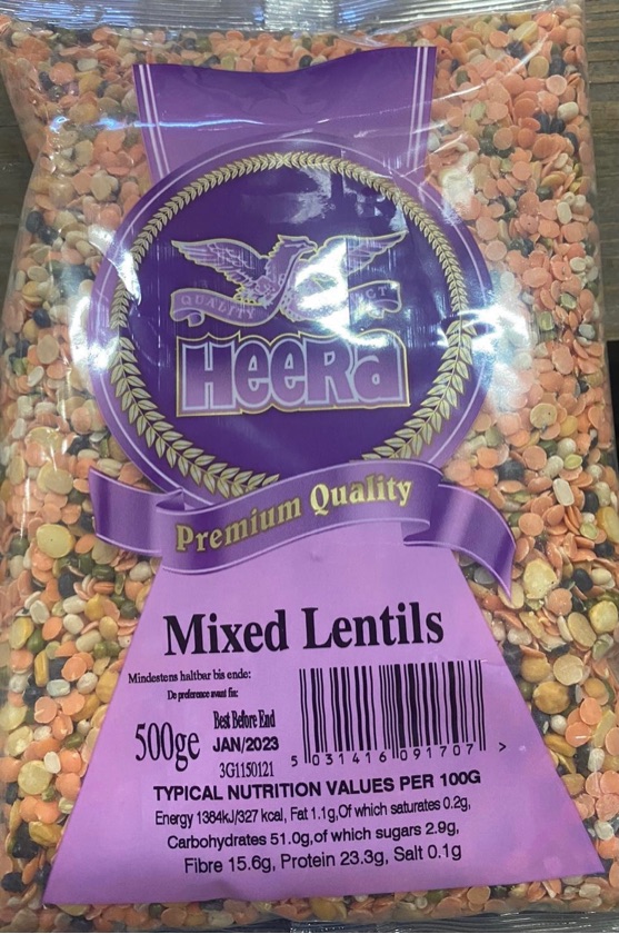 Heera Mixed Lentils -500 gm