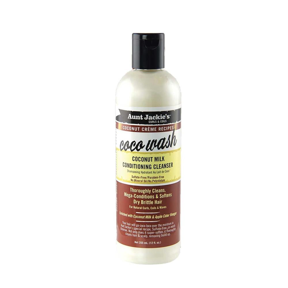 Aunt Jackie's Coco Wash Coconut Milk Conditioning Cleanser - 355ml