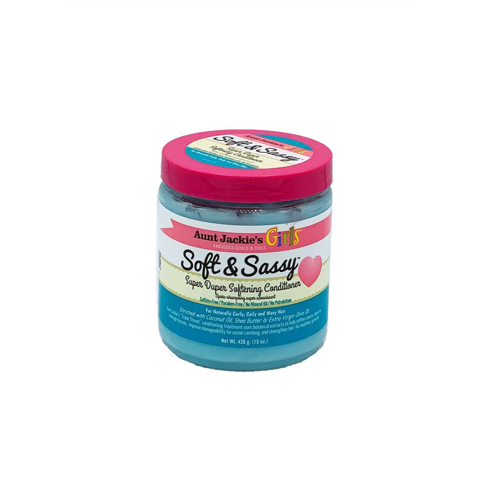 Aunt Jackie's Curls & Coils Girls Soft & Sassy Super Duper Softening Conditioner - 426Gr