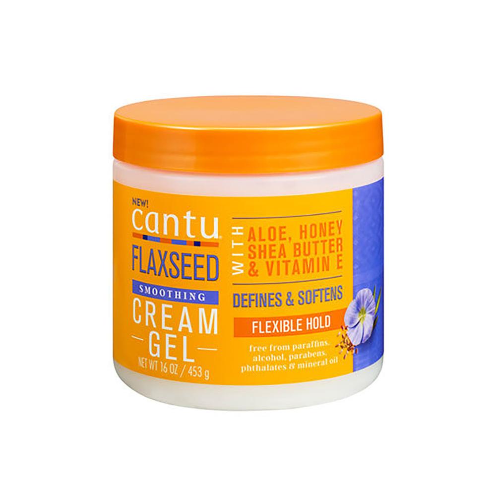Cantu Flaxseed Smoothing Cream Gel 16 Oz/ 453Gr
