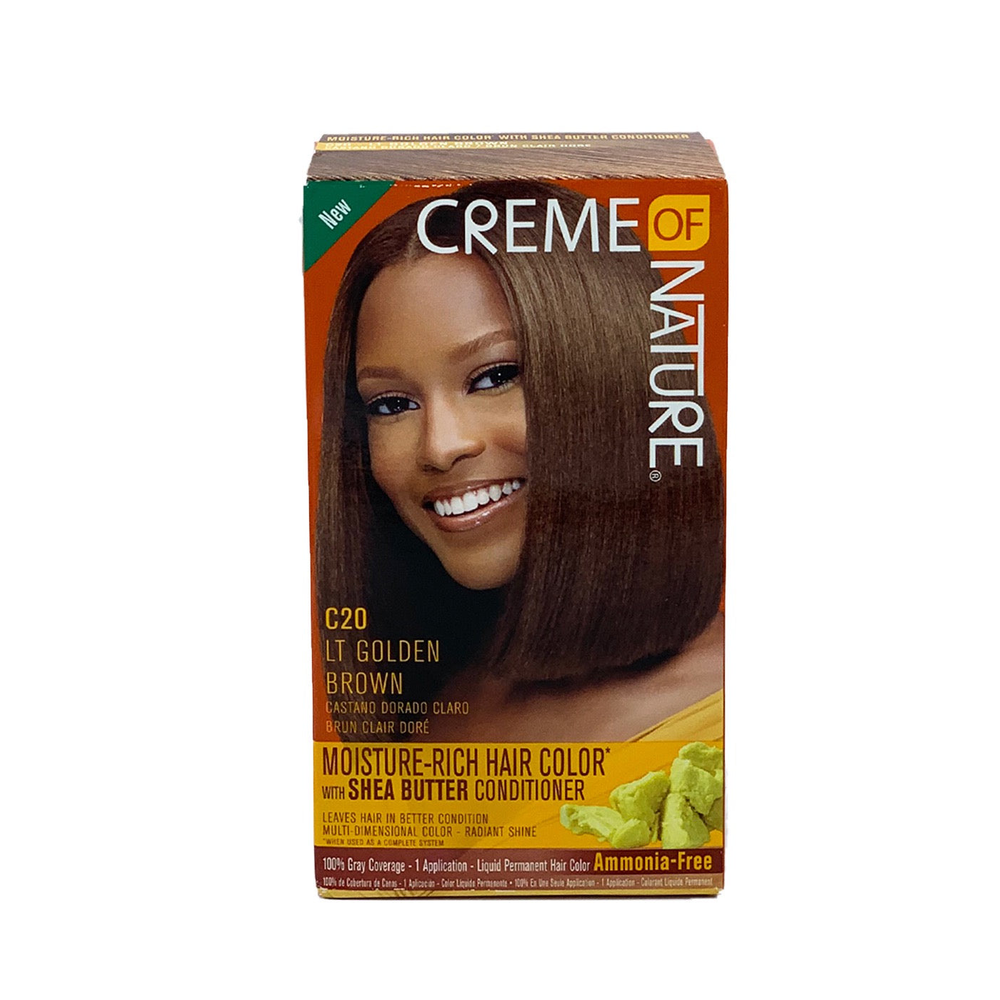 Creme of Nature - Moisture-Rich Hair Color Light Golden Brown C20