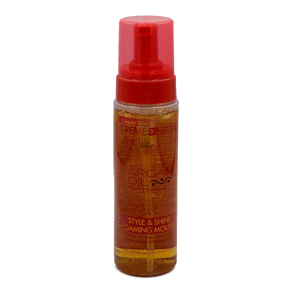 Creme of Nature Argan Oil Style & Shine Foaming Mousse - 207 ml