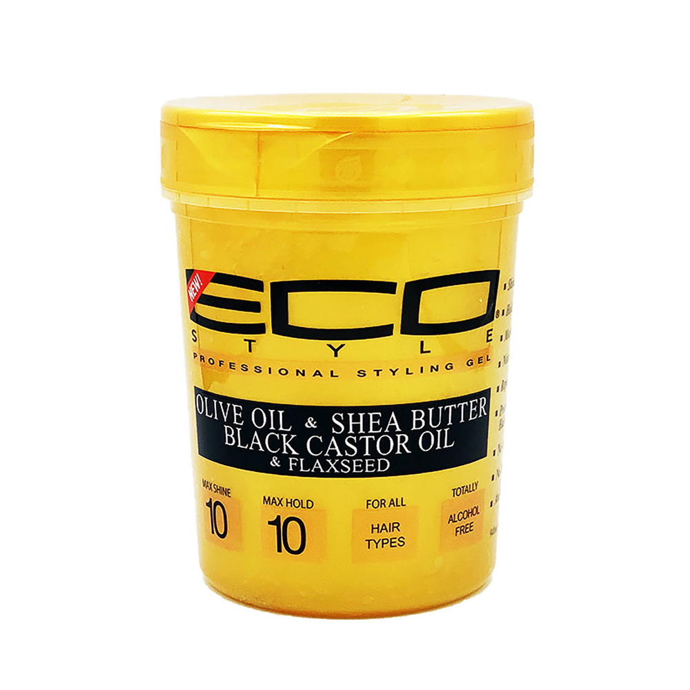 Eco Style Gold Olive Oil & Shea Butter & Black Castor Oil & Flaxseed - 946ml