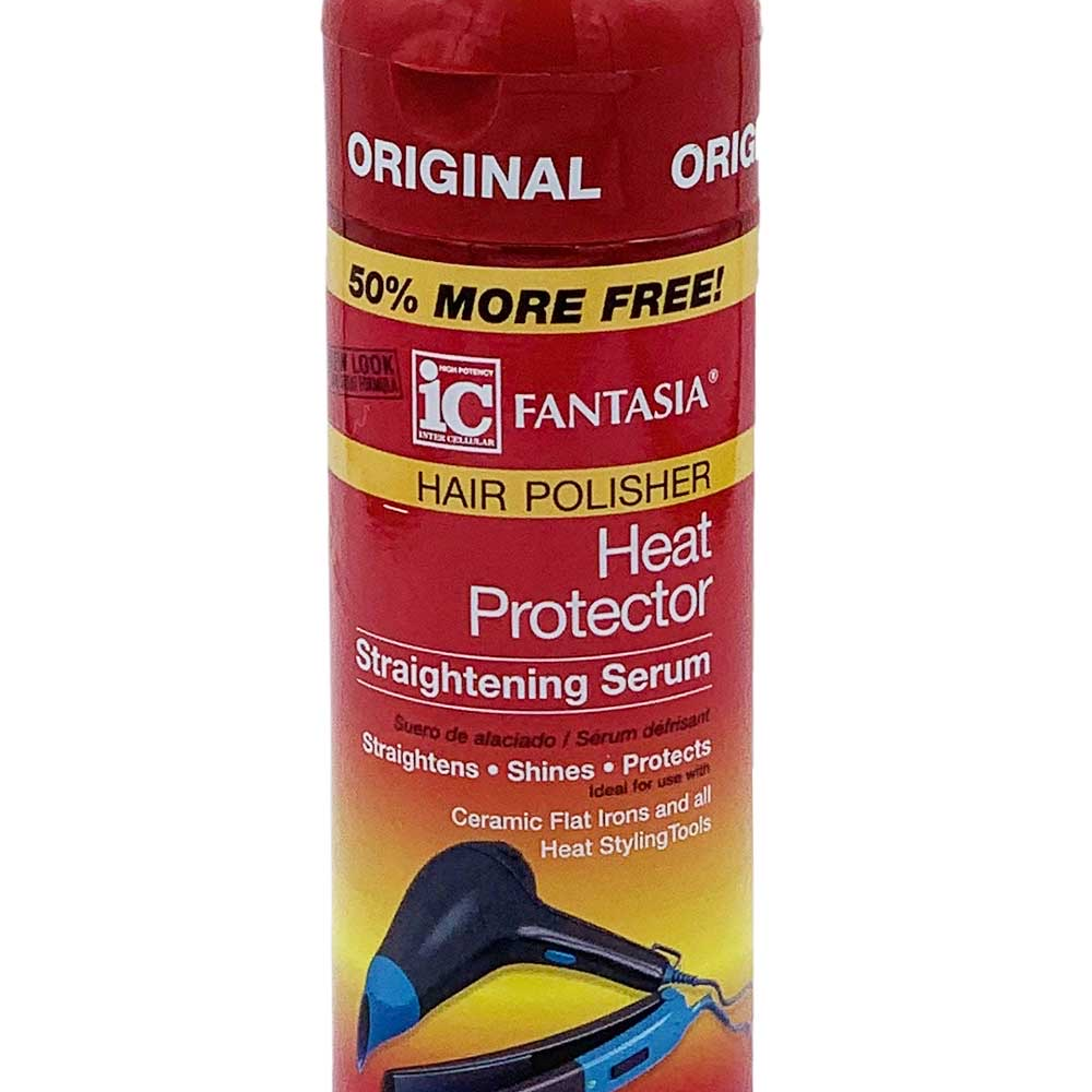Fantasia IC Hair Polisher Heat Protector Straightening Serum - 178ml | BeCurly.nl