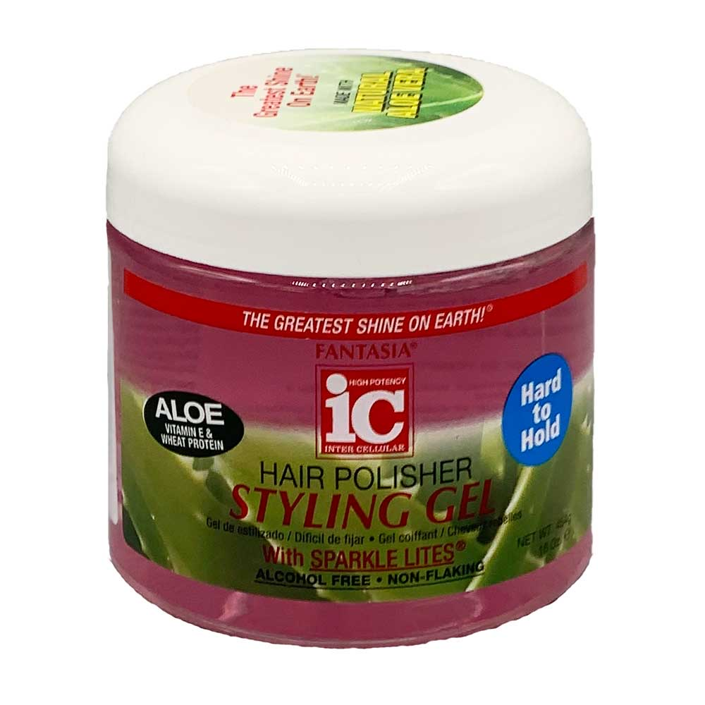 Fantasia IC Hair Polisher Styling Gel With Sparkle Lites - 454Gr | BeCurly.nl