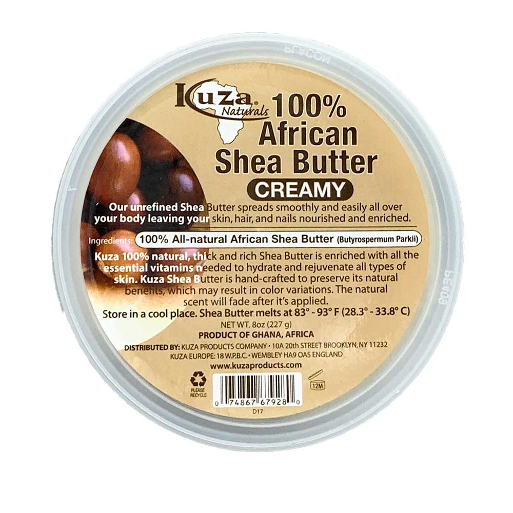 Kuza Naturals 100% African Shea Butter Creamy - 425Gr | CG-vriendelijk | BeCurly.nlKuza Naturals 100% African Shea Butter Creamy - 425Gr | CG-vriendelijk | BeCurly.nl