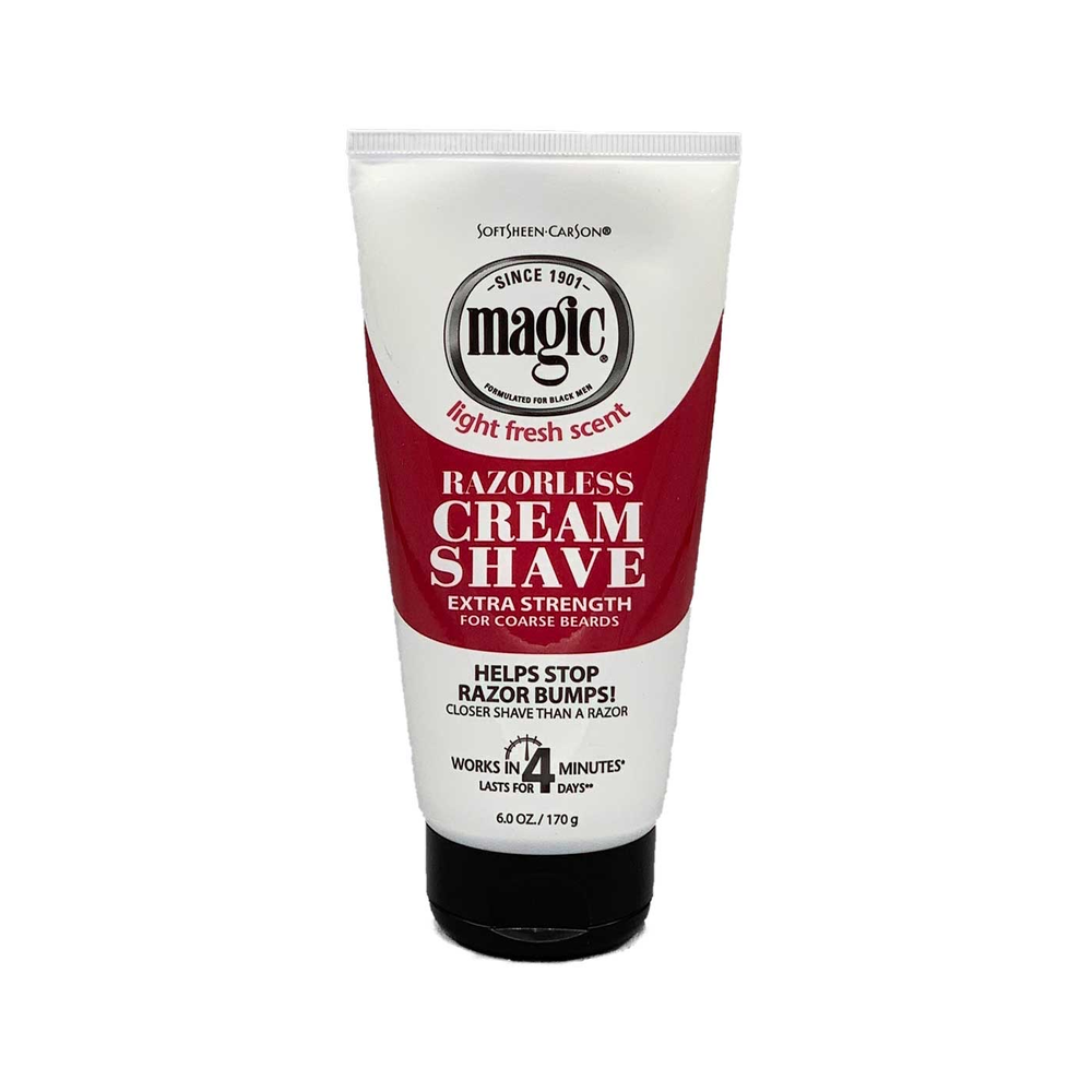 Magic Razorless Cream Shave Extra Strength - 170Gr | CG-vriendelijk | BeCurly.nl