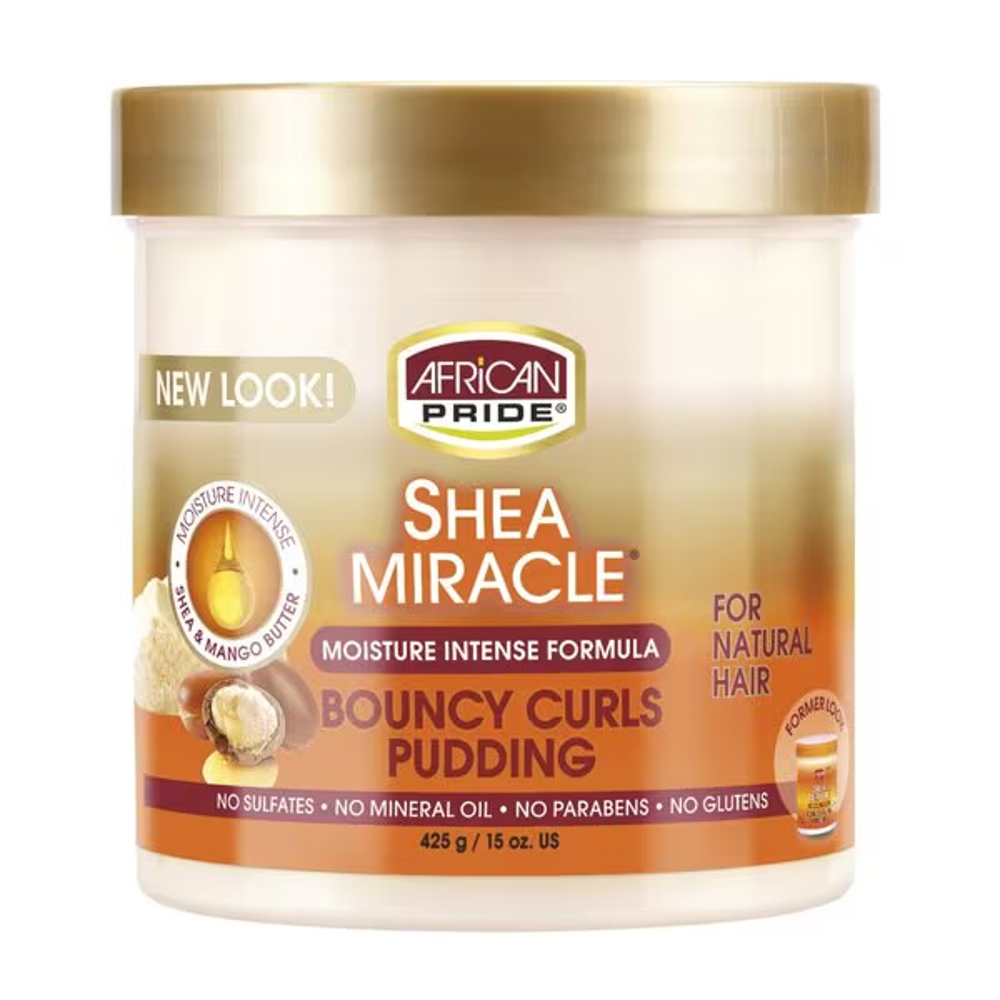 African Pride Shea Butter Miracle Bouncy Curls Pudding - 425Gr
