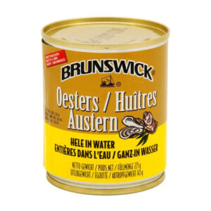 Brunswick Oesters hele in water 225G