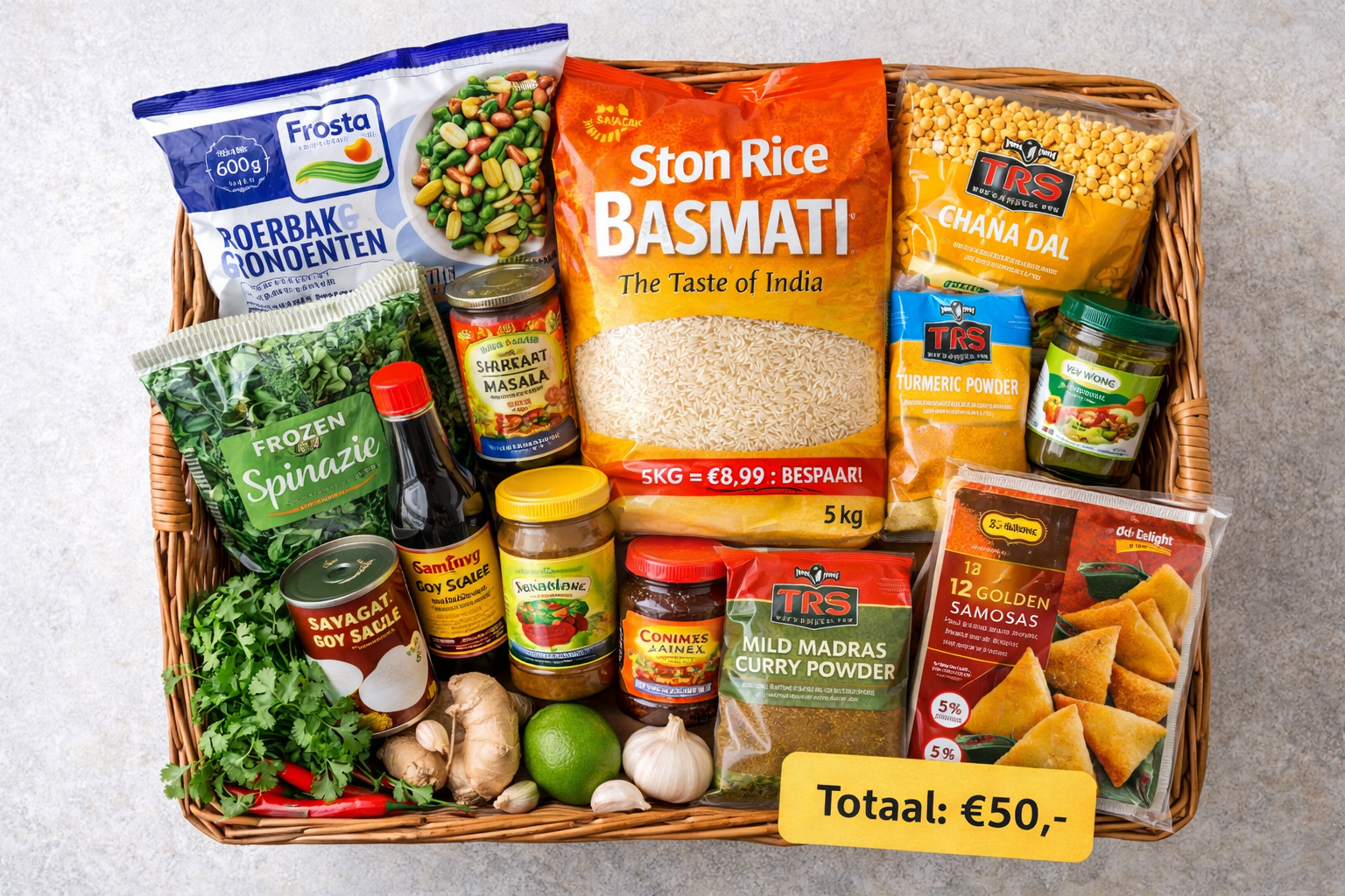 Grocery Order For A Family In The Hague