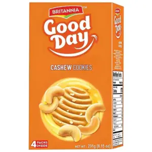 Britannia Good Day Cashew 231g – Krokante Koekjes met Cashewnoten