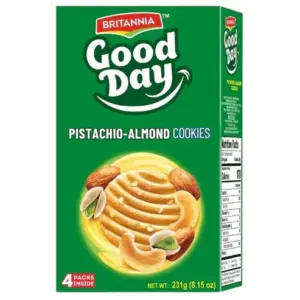 Britannia Good Day Pista Almond Cookies 231gr – Krokante Koekjes met Pistache & Amandel