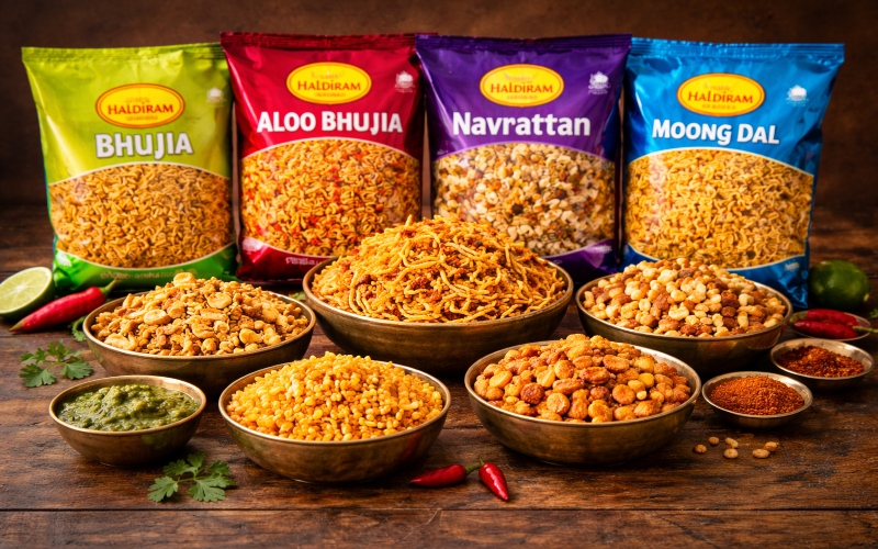 Haldirams Indiaase Snacks Bhujia Namkeen