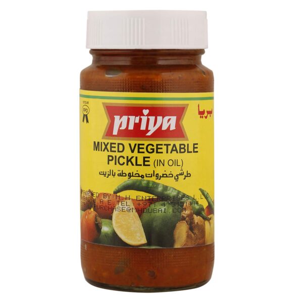 PRIYA MIXED VEGETABLE PICKLE 300GM