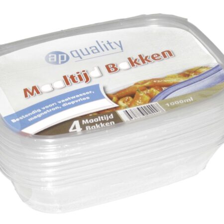 AP QUALITY MAALTIJDBAKKEN 4ST 1L
