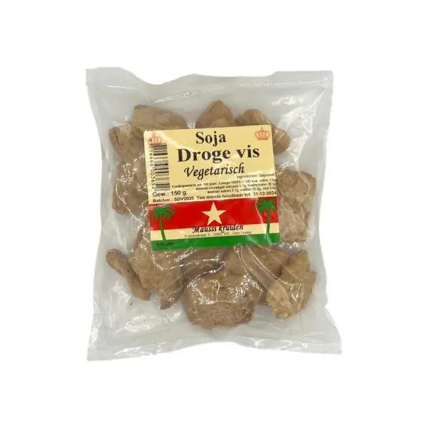 MAUSSI SOJA DROGE VIS 150GM