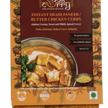 Cook Curry- Instant Shahi Paneer / Butter Chicken