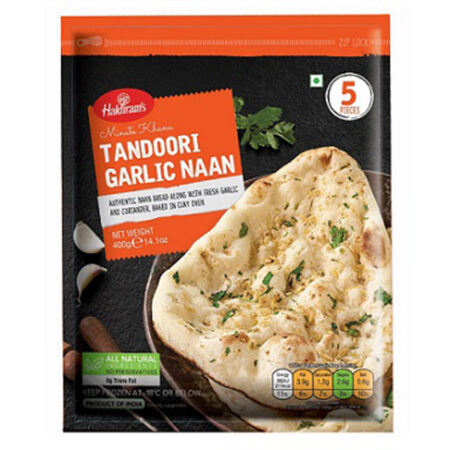 HALDIRAM TANDOORI GARLIC NAAN 5ST