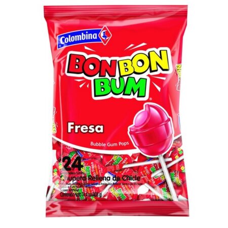 BON BON BUM STRAWBERRY 408GM