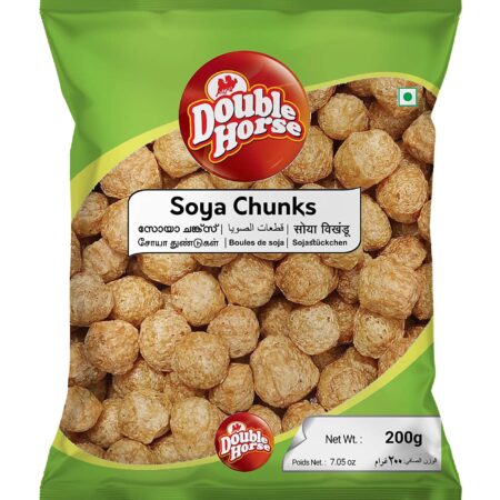 Double horse Soya chunks 200g