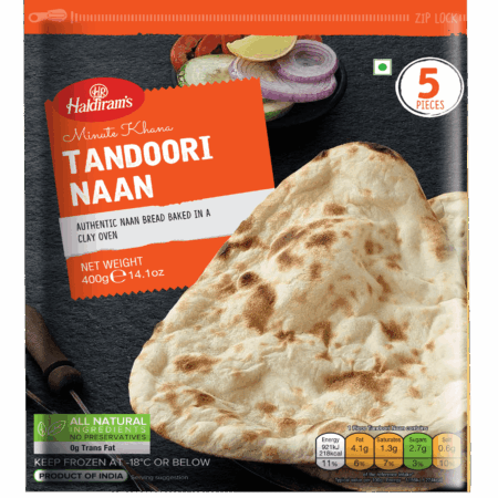 Haldiram Tandoori naan 5 stuks