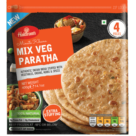 Haldirams Mix Veg Paratha