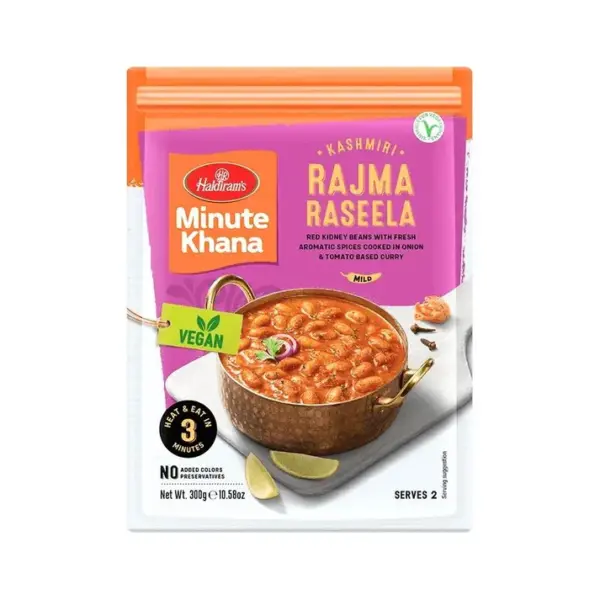 Haldiram's RTE Rajma Raseela 300g – Kant-en-Klare Indiase Kidneybonen Curry