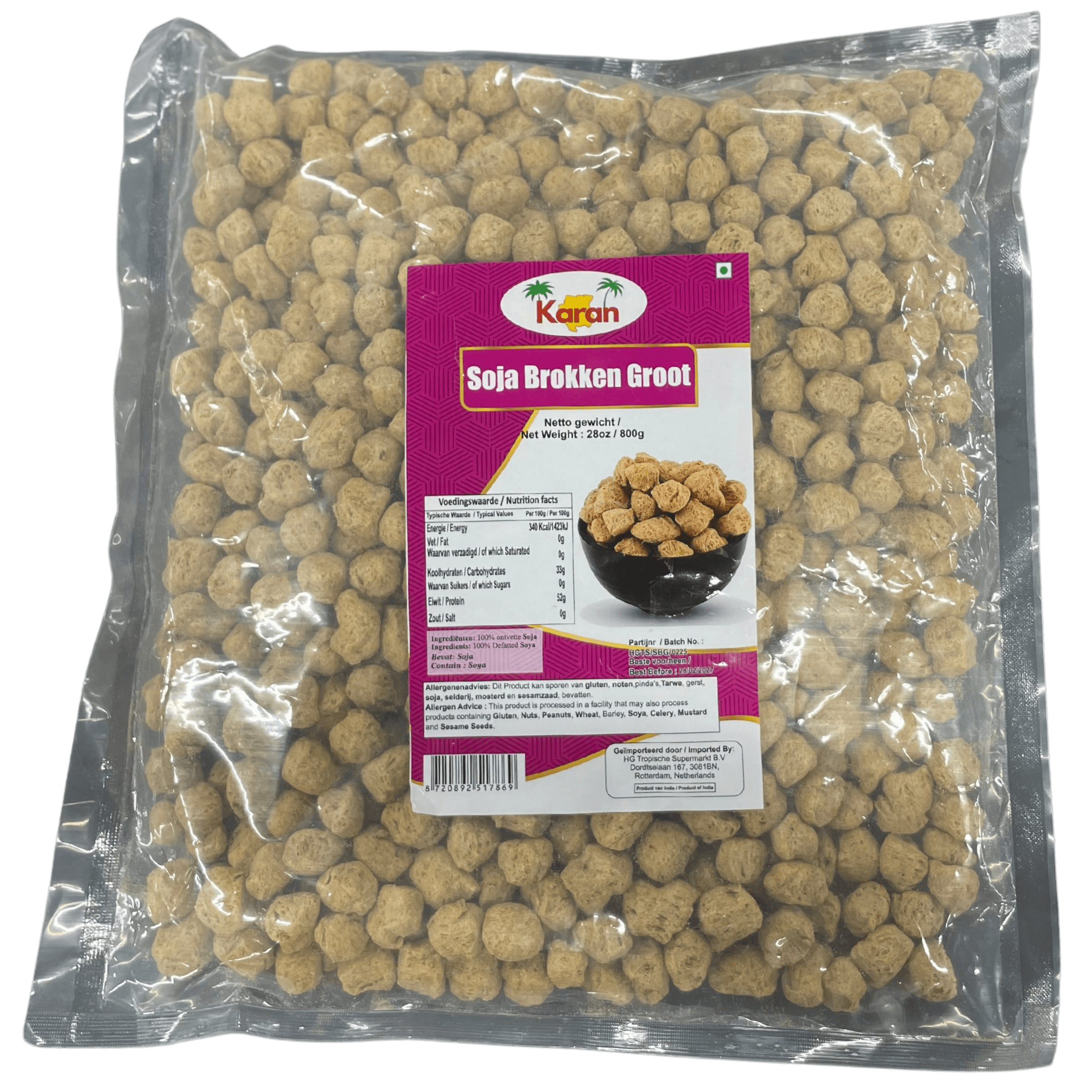 Karan Soja Brokken Groot 800g