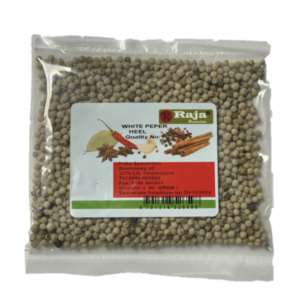 RAJA HINDUSTANI WITTE PEPER HEEL 80GM