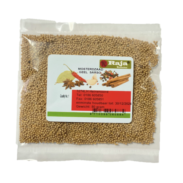 RAJA HINDUSTANI MOSTERDZAADJES 80GM