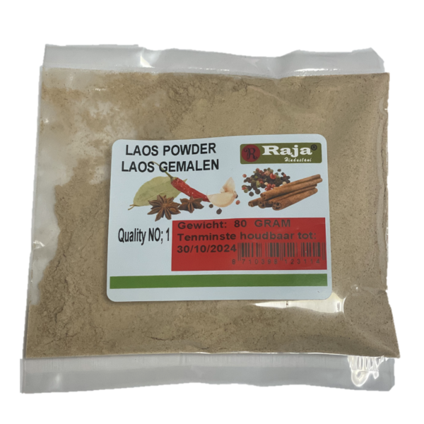 RAJA HINDUSTANI LAOS POEDER 80GM