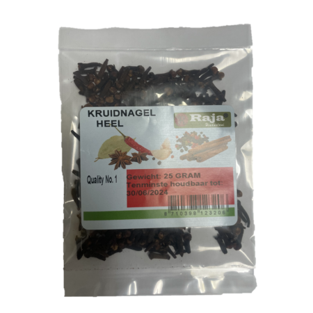 RAJA HINDUSTANI KRUIDNAGEL 25GM