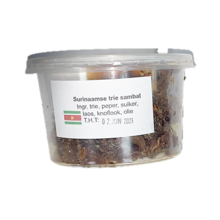 HUISGEMAAKTE TRIE SAMBAL