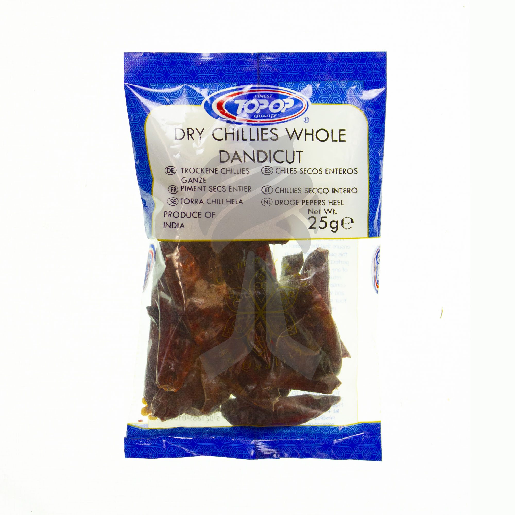 Topop chilli whole Dandicut 25g