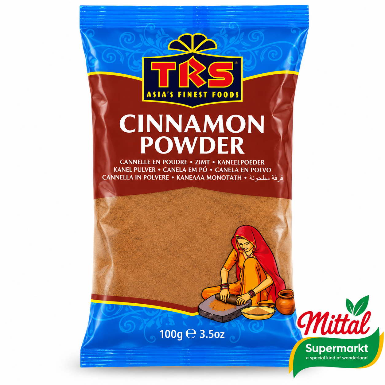 TRS Cinnamon Powder 100g, Warm Kaneelpoeder (Dalchini)