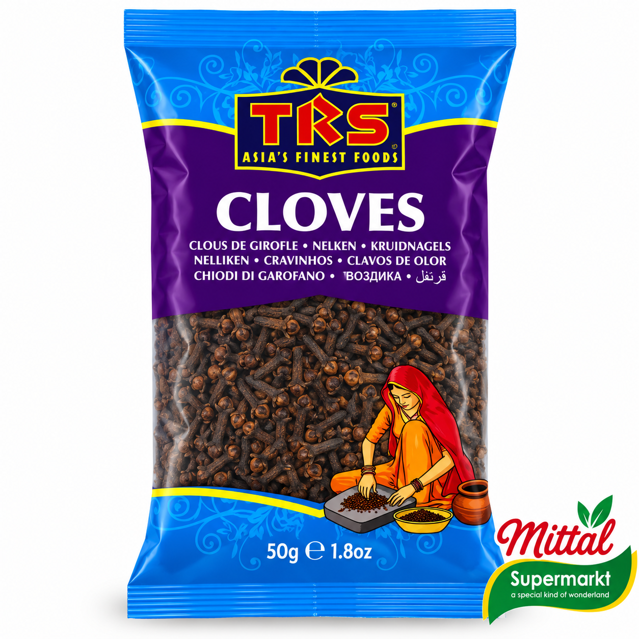 TRS Cloves 50g, Hele Kruidnagels (Laung)