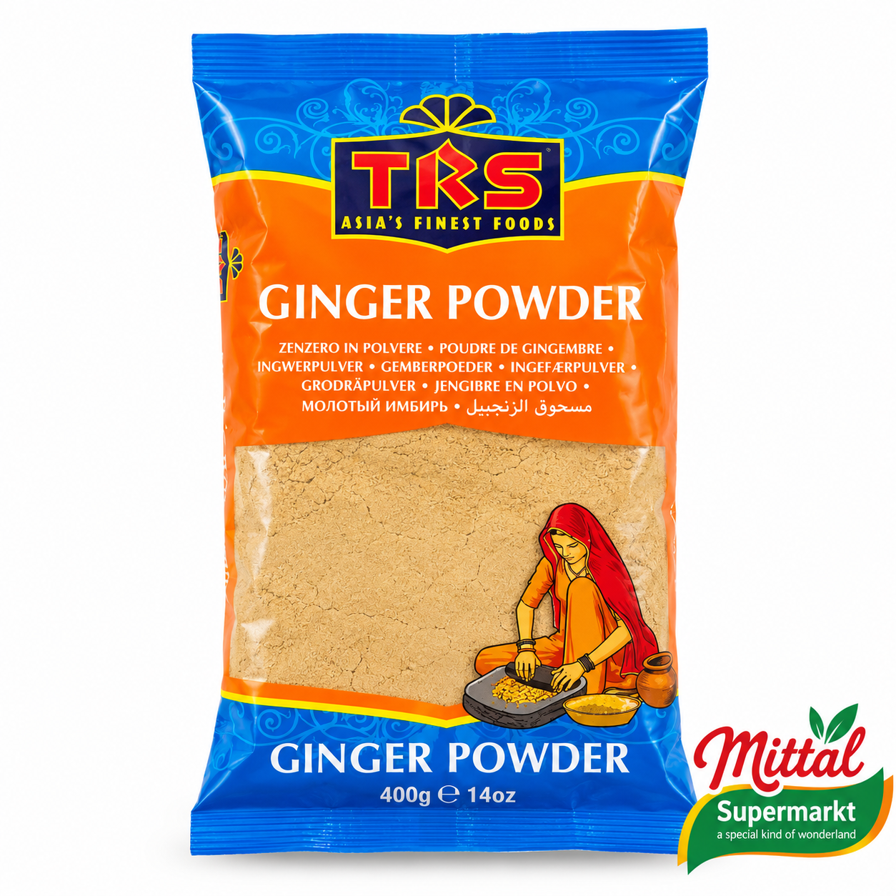 TRS Ginger Powder 400g, Gemberpoeder (Gedroogde Gember)