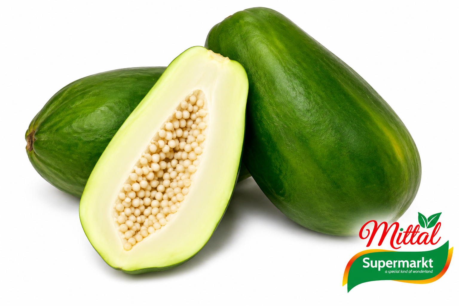 Verse Groene Papaya per Kilo, Onrijp voor Som Tam Salade