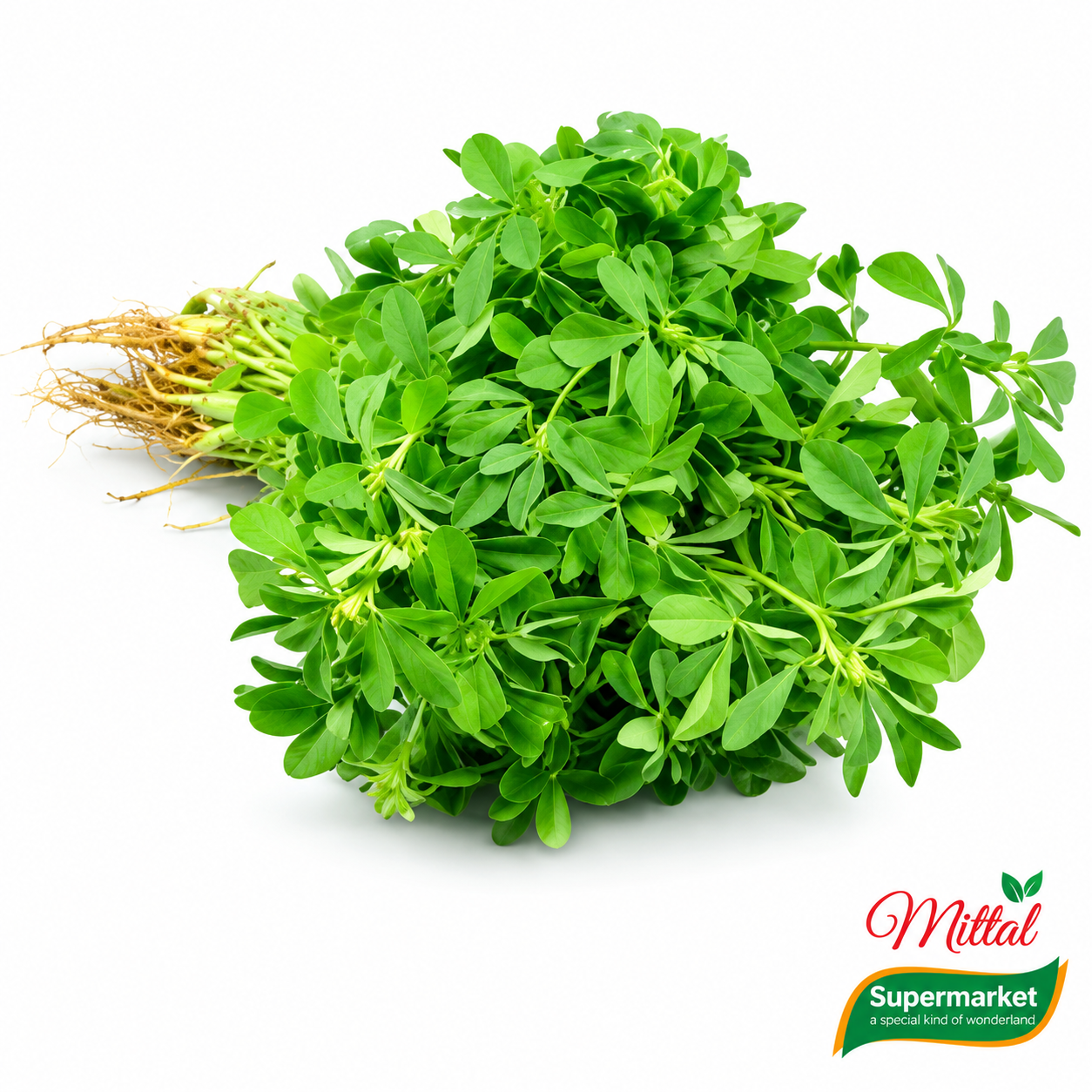 Verse Methi (Fenegriekblad) per Bosje, Aromatisch Indiaas Blad
