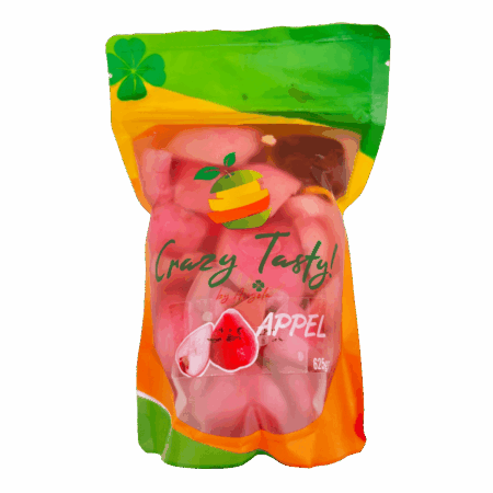 Crazy Tasty Zuurgoed Appel 625g Surinaamse Zoetzure Appel Snack