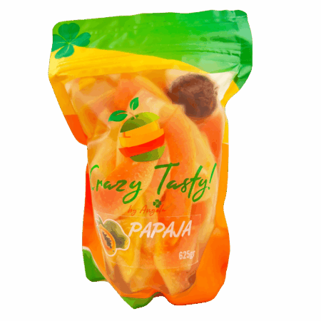 Crazy Tasty Zuurgoed Papaja 625g Surinaamse Zoetzure Papaja Delicatesse