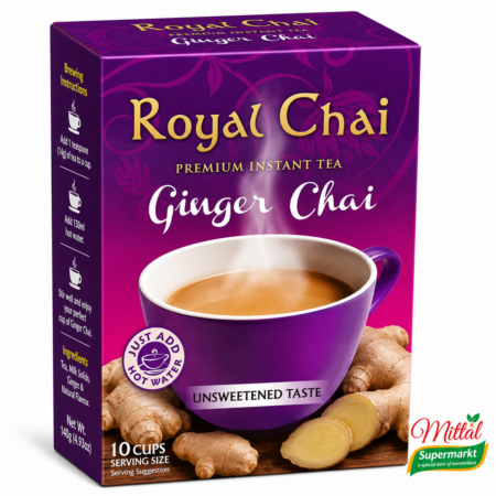 Royal Chai Ginger Chai Unsweetened instant thee | Mittal Supermarkt