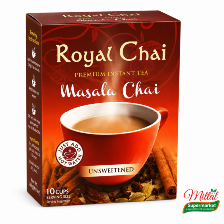 Royal Chai Ginger Unsweetened Tub 400g, Gember Chai Voorraadpot