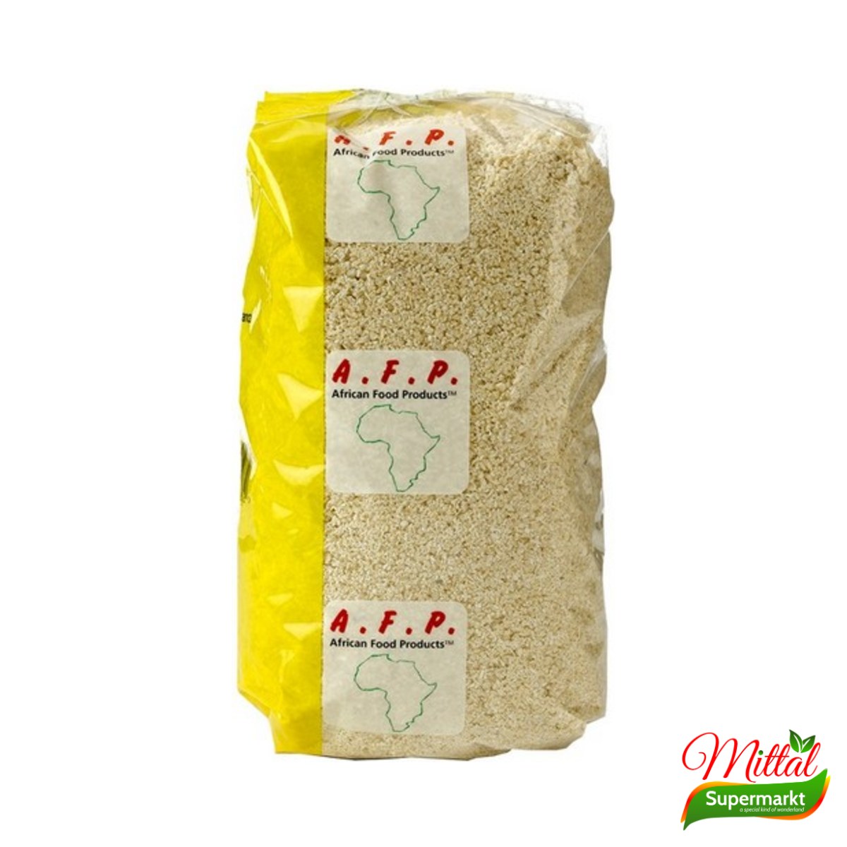AFP Gari Wit 900g, Witte Gefermenteerde Cassavekorrels (White Gari)