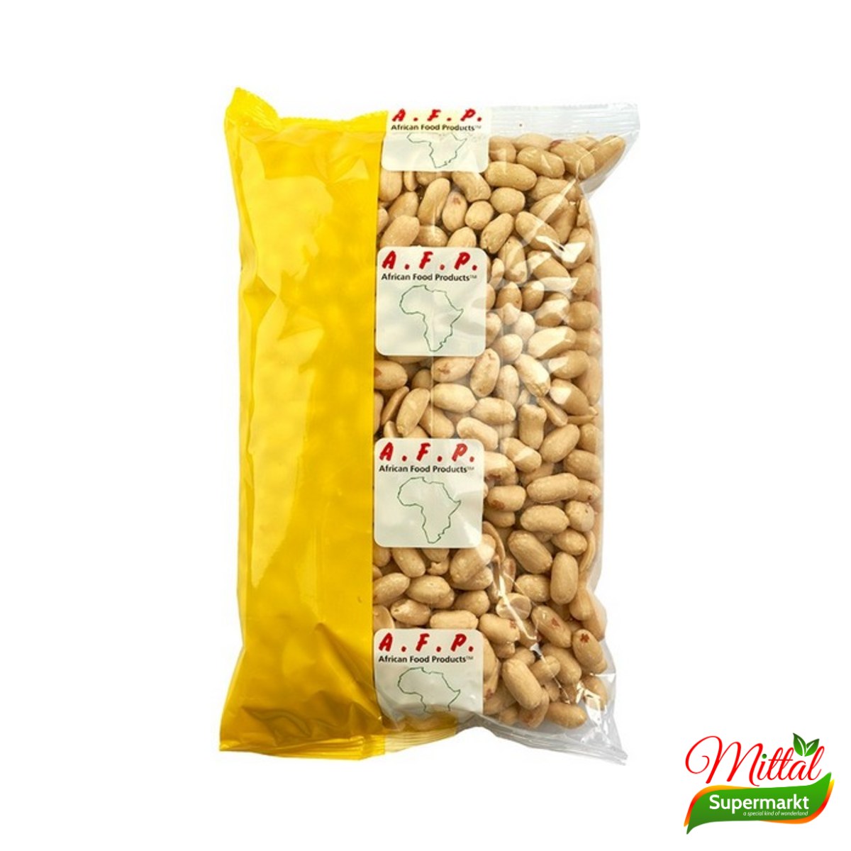 AFP Pinda's Geschild, Rauwe Gepelde Pinda's (Raw Peanuts)