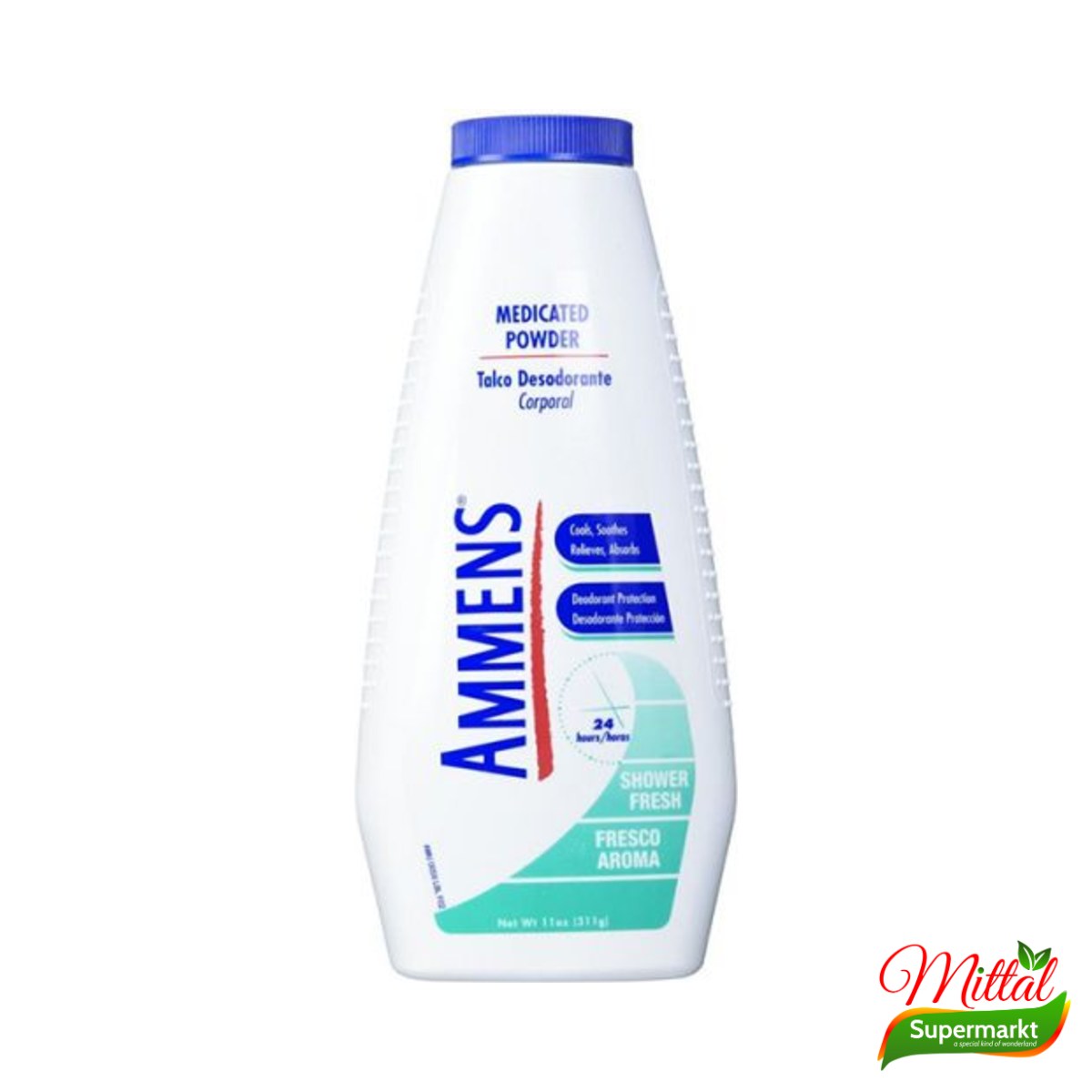 Ammens Powder 311g, Verzorgende Huidpoeder (Body Powder)