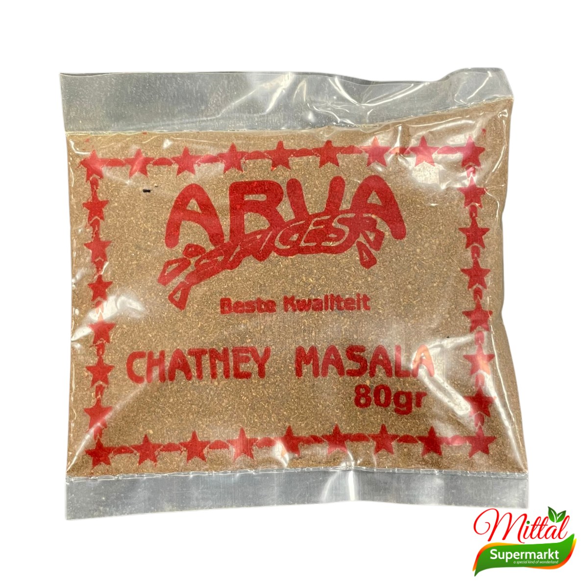 Arva Chutney Masala 80g, Kruidenmix voor Chutney en Chaat (Chutney Spice Mix)