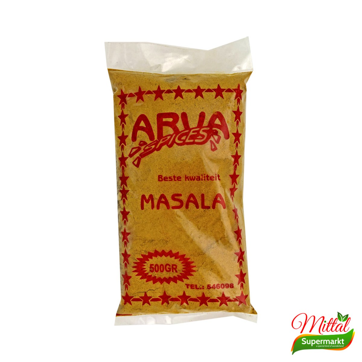 Arva Masala 500g, Surinaams-Indiaas Kerriepoeder Grootverpakking (Curry Powder)