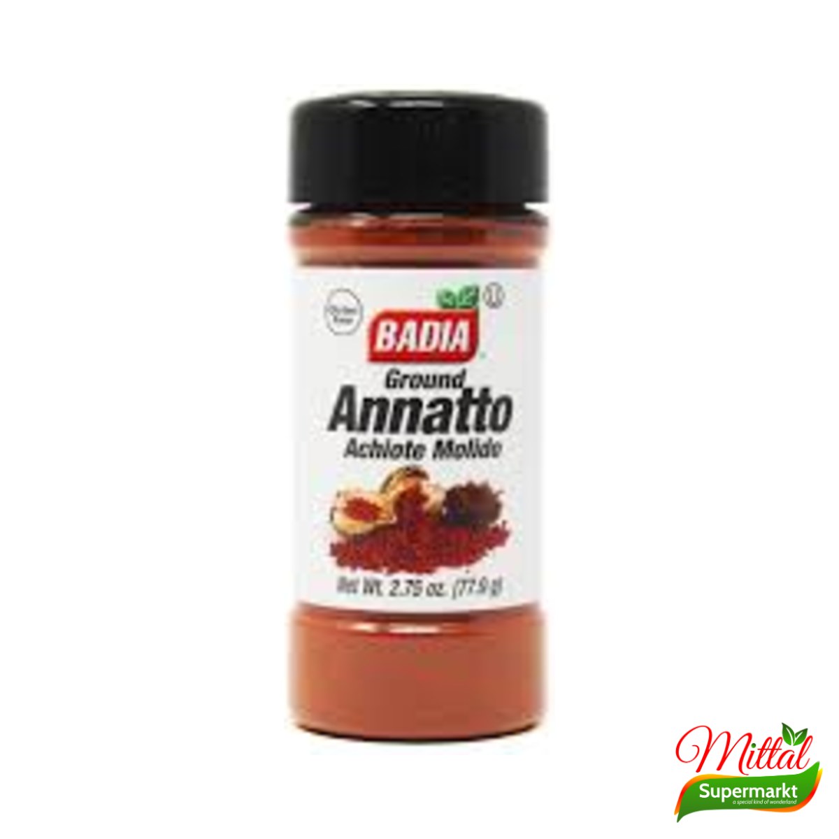 Badia Annatto 77g, Gemalen Annatto voor Kleur (Ground Annatto)